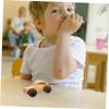 ORFOFE Wooden Push Car Grasping Plaything Maple Black Walnut Wheels Hand Grip Development for Boys view 4