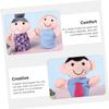 COOLHIYA 6pcs Creative Hand Puppet for Lightweight Interactive Role Play Storytelling Puppets Soft Material for Home School Kindergarten Learning and Bedtime Fun view 3