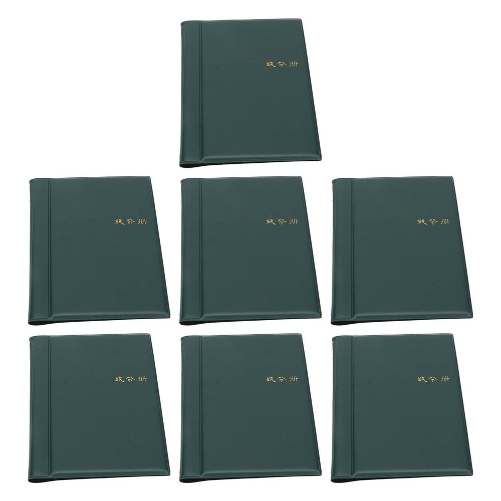 7 Pcs Collection Book, Holder Album with Clear Pages, Storage for Currency Collection, 120 Pockets Album for Collectors, Includes 7 Books