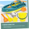 WHAMVOX Beach Sand with Plastic Yacht and Shovel Colorful Sand Digging Plaything for Outdoor Fun and Creative Summer Entertainment Random Color view 3