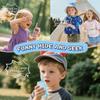 Video Walkie Talkies for Kids, Handheld 2 Pack Rechargeable Video Intercom Kids Walkies Talkies, Indoor Outdoor Toys for Family Games, Outside, Camping, Hiking for Boys Girls Ages 3-12 (Blue/Pink) view 4