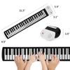 Alomejor Portable Piano, 49 Key Roll Up Piano, Foldable Silicone Keyboard with USB Charging and Built in Speaker Portable Electric for Kids Beginners Home Practice view 2
