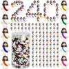 240 Pcs Mini Jesus Figurines in Bulk, Easter Little Jesus Figures With Bottle, Rubber Tiny Baby Jesus Loves You Figures Christ Toys for Hide and Seek Easter Egg Fillers Party Favors Gifts(Mix 10*240) view 1