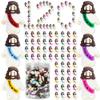 120 Pcs Mini Jesus Figurines in Bulk, Easter Little Jesus Figures With Bottle, Rubber Tiny Baby Jesus Loves You Figures Christ Toys for Hide and Seek Easter Egg Fillers Party Favors Gifts(Mix6* 120) view 1