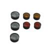 Rc Upgrade Parts For D90 3mm Lights 1/10 7pcs/set Round Lamp Cups Lampshade RC Crawler Car Accessories view 2