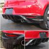 YIBASHOU Carbon Fiber Rear Diffuser Fits for Volkswagen VW Golf 7 Standard & GTI 2014-2017 Rear Bumper Diffuser Lip Spoiler Factory Outlet view 3