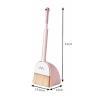KiBcsLic Mini Broom with Dustpan for Kids, Children Housekeeping Cleaning Tools,Cute Broom Set for Preschool, Rabbit view 3