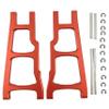 Aluminum Front & Rear Suspension A-Arms Upgrade Set for 1/10 Slash 4X4 VXL, Rustler 4X4 VXL, Stampede 4X4 VXL, Hoss 4X4 VXL  Alloy Suspension Arms Replacement for Part 3655 (Red) view 4