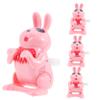 BRIGHTFUFU 4pcs Adorable Wind-up Bunny Portable Clockwork Playthings for Easy to Use Spring-Operated Walking Rabbit Models Lovely S Party Favors and Easter view 1