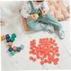 FELTECHELECTR 100pcs Hollow Plastic Play Balls with Small for Ball Pit and Pools Bright Ocean for Play Tent Party for Interactive and Safe Indoor Outdoor Fun view 4