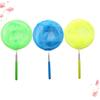 BRIGHTFUFU 3pcs Extendable Stainless Steel Fishing Nets Telescopic Butterfly and Insect Catching Nets with Anti-Slip Rubber Handles Safe Large Pocket Design for Outdoor Exploration and Play view 2