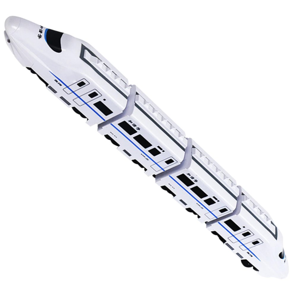 KONTONTY Electric Train Four-Section High-Speed Electric Train for Educational Gift for Boys Christmas Learning Play