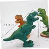 BRIGHTFUFU 4PCS Wind-up Dinosaur Plastic Clockwork Models Funny Jumping Action Safe Smooth Design Random Colors Creative Gift for Easter Baskets and Spring Parties Random Color view 2