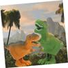 BRIGHTFUFU 4PCS Wind-up Dinosaur Plastic Clockwork Models Funny Jumping Action Safe Smooth Design Random Colors Creative Gift for Easter Baskets and Spring Parties Random Color view 4