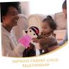 BRIGHTFUFU Educational Family Hand Puppet for Interactive Storytelling Prop for Kindergarten and Bonding Imaginative Plaything to Develop Creativity and Early Learning view 4