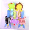 HAKIDZEL Year Plush Hand Rattle Elephant Hand Bell Educational Early Learning for Boys with Sound and Colorful Design to Develop Hearing and Motor Skills view 2