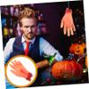 HAKIDZEL Realistic Simulated Bloody Hand Halloween Prop Creative Trick for Party Decoration Fun Scary Prank Tool for Haunted House view 4