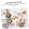 HAKIDZEL Wooden Grip Push Car for Boy Girl Beech Wood Handheld Vehicle with Movable Wheels Smooth Sanded Edges for Easy Grasping and Pushing Shock-Resistant Educational for Boy Girl view 3