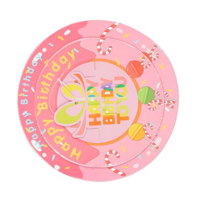 BCOATH Mini Hanging Piata Box for Birthday Party Decoration Portable Candy and Filled Plaything for Boy Girl Festival and Social Gatherings Rose-Colored Party Favor