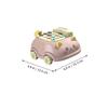 Cat Shape Kid Phone Calling Toy with 12 Keys, Red ABS view 2