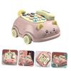 Cat Shape Kid Phone Calling Toy with 12 Keys, Red ABS view 3