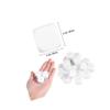 BRIGHTFUFU 20 Pcs Rounded Blank Dice Acrylic Six-Sided Smooth Surface Dice Game Props for Teaching Math Counting Probability Exercises and Board Games view 2