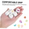 BRIGHTFUFU 20 Pcs Rounded Blank Dice Acrylic Six-Sided Smooth Surface Dice Game Props for Teaching Math Counting Probability Exercises and Board Games view 3