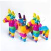 BCOATH 2pcs Handmade Traditional Mexican Donkey Pinata with Hanging Loop Paper Party for Birthday Celebrations Cinco De Mayo Festive Decor view 3