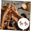 BCOATH 2pcs Handmade Traditional Mexican Donkey Pinata with Hanging Loop Paper Party for Birthday Celebrations Cinco De Mayo Festive Decor view 4