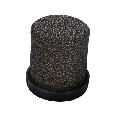 ORFOFE Silent Leather Dice Cup with Dice and Base Bar Props for Ktv Party Games Compact Travel-Friendly for Game Accessories