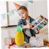 BCOATH Creative Pineapple Pinata Pendant for Bridal Shower and Birthday Party Candy and Chocolate Filled Hanging Decoration Festive Fruit Theme for Wedding and Celebration view 4