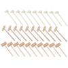 LALADEFIEE 30PCS Mini Wooden Mallets Natural Hardwood Cake Hammers for DIY Crafting Educational for Home Bakery and Preschool Creative Play view 1