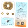 BRIGHTFUFU Buddhist Divination Game Bucket with Copper Coins and Tube Prop for Family Gatherings Temple Use Traditional Chinese Fortune Telling Kit view 2