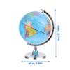 BCOATH Terrestrial Globe for Rotating Stable Base Educational Geography Teaching Aid and Modern Living Decor Desktop Earth Map for Students and Home Display view 2