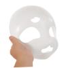 BCOATH Blank White Fursuit Head Base Mask Lightweight DIY Animal Costume Accessory for Halloween Cosplay Masquerade Party Comfortable Wear and Enhanced Realism view 4