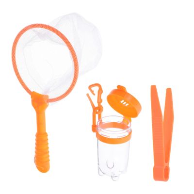 HAKIDZEL Bug Catching Kit with Butterfly Net Observation Bottle and Tweezers for Outdoor Exploration and Science Experiments Abs Material Safe Insect Catching Tools for Boys and Adventure