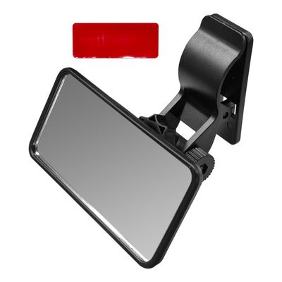 YoRise Car Mirror for Baby, Clip-on Wide Angle Rear View Convex Mirrors, Car Seat Mirror for Baby Rear Facing, 360 Adjustable Car Seat Mirrors for Viewing Infant Toddler Child (Square)