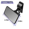 YoRise Car Mirror for Baby, Clip-on Wide Angle Rear View Convex Mirrors, Car Seat Mirror for Baby Rear Facing, 360 Adjustable Car Seat Mirrors for Viewing Infant Toddler Child (Square) view 2