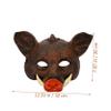 BCOATH Halloween Brown Boar Mask PU Material Cosplay Prop for Animal Theme Parties and Masquerade Events view 2