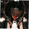 BCOATH Halloween Brown Boar Mask PU Material Cosplay Prop for Animal Theme Parties and Masquerade Events view 4