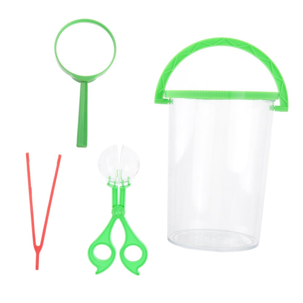 BCOATH Outdoor Insect Observation Barrel with Magnifying Glass High Transparency Collection Container for Science Exploration and Bug Study