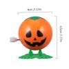 FELTECHELECTR Halloween Orange Pumpkin Wind-up for Clockwork Spring Jumping for Ages Safe Smooth Design and Party Favor to Develop Practical Skills view 2