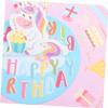 BCOATH Mini Pull String Unicorn Lantern Pinata for Party Game Prop Festive Birthday Celebration Decoration Candy and Filled Fun Hanging view 3