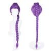 Cosplay Wig Collection, Long Braided Style, Purple Pink and Black Colors Available, Heat Resistant Synthetic Hair (Green Boy) view 1