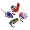 KOMBIUDA 4pcs Iron Clockwork Random Color Animal Wind Up Jumping for Boys Frog Rooster Hare Random Color view 1