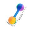 BRIGHTFUFU 2pcs Grip Dumbbell Rattles for Months Lightweight Cloth Material Soothing Hand-Eye Coordination Ergonomic Design for Early Development and Sensory Play view 2