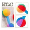 BRIGHTFUFU 2pcs Grip Dumbbell Rattles for Months Lightweight Cloth Material Soothing Hand-Eye Coordination Ergonomic Design for Early Development and Sensory Play view 3