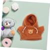 COOLHIYA 5pcs Plush Clothes for Bears DIY Bear Sweaters Shirts in Custom Fit Doll Shirts for Stuffed Animal Outfits and Creative Play view 4