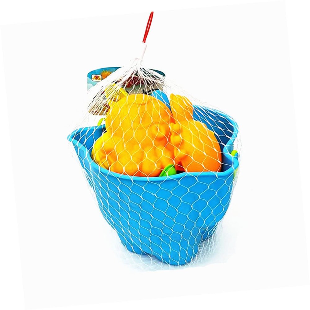 BRIGHTFUFU 10pcs Beach Playing Set for Boys Portable Lightweight Sand Bucket Shovel Creative Water Playset Safe Plastic for Outdoor Fun and Imaginative Play