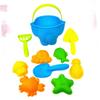 BRIGHTFUFU 10pcs Beach Playing Set for Boys Portable Lightweight Sand Bucket Shovel Creative Water Playset Safe Plastic for Outdoor Fun and Imaginative Play view 3